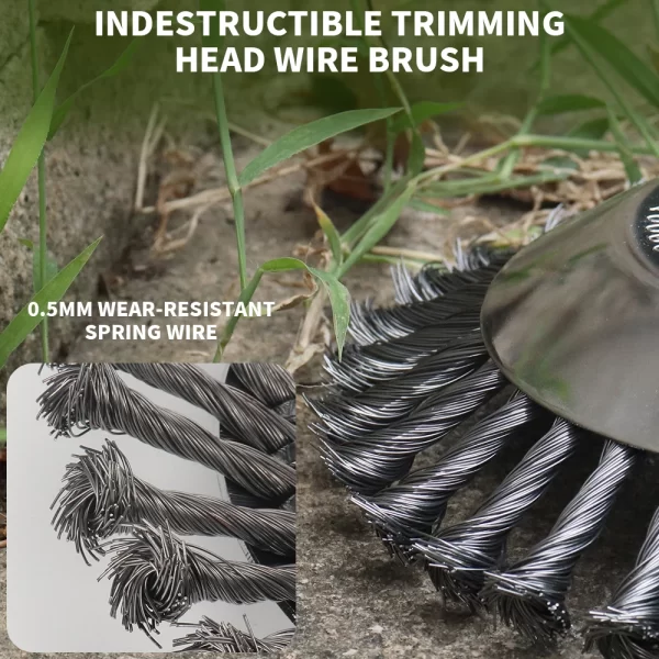 Landscaping Weeding Machine 6/8 Inch Weeder Rotary Weed Brush - Image 15