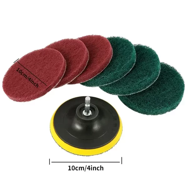 Upgrade Your Cleaning Routine With This 8-Piece Drill Power Brush Tile Scrubber Kit! - Image 2