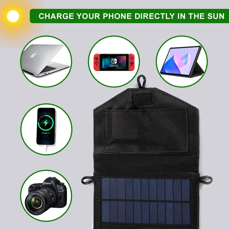Foldable Solar Panel 500W Portable Solar Panels Fast Charger - Image 5