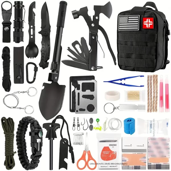 Outdoor Supplies Camping Emergency Equipment Camping Survival Tool Set