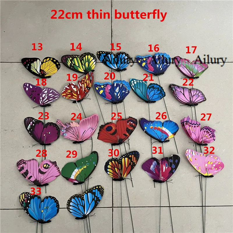 22cm Double Layer Simulation Butterflies - Image 10