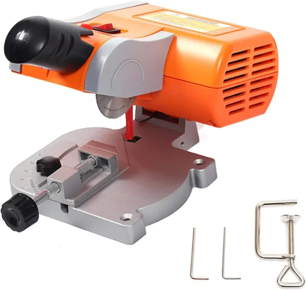 Mini Bench Cut-off Miter Saw Set 110V Power with 2" Blade 1/2" Cuting Depth Cutter - Image 5