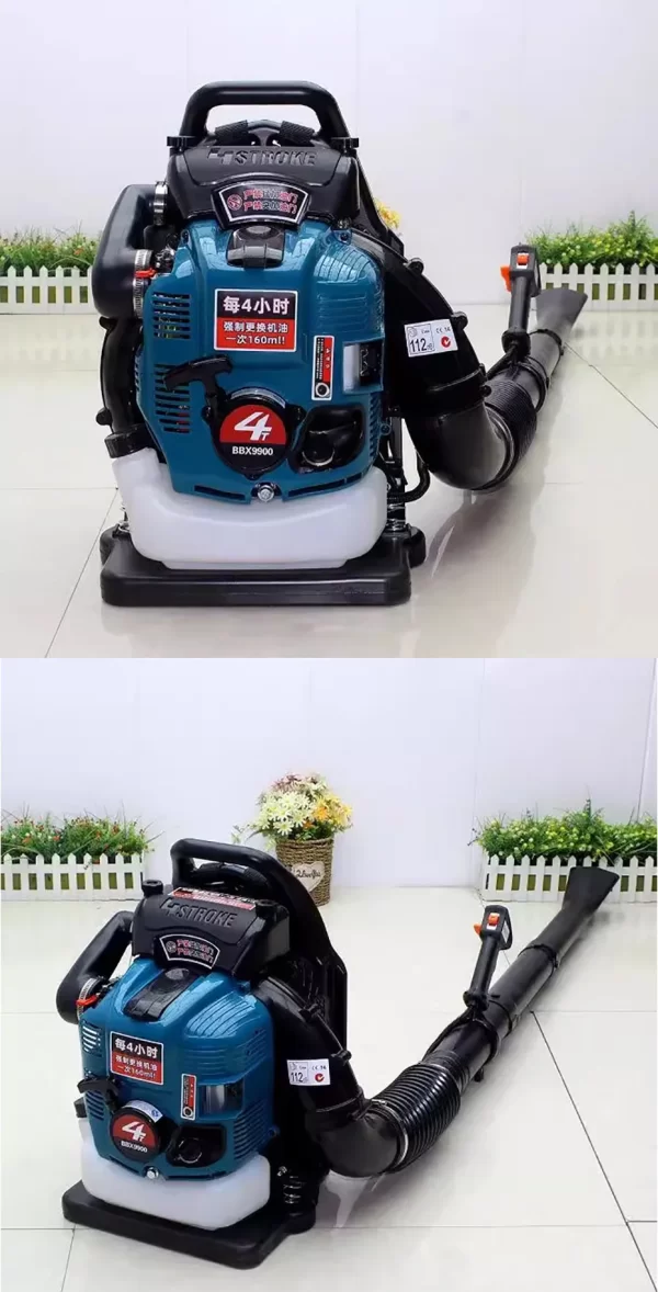 4 Stroke Gasoline Leaf Blower 75.6CC Backpack Cordless Gasoline Air Blower - Image 10