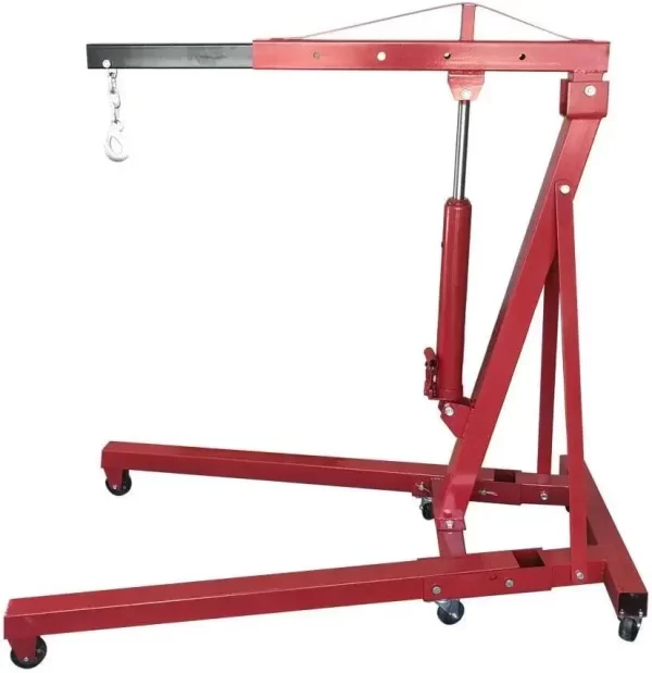 Engine Hoist 2 TON Folding Hydraulic Engine Motor Hoist Cherry Picker - Image 2