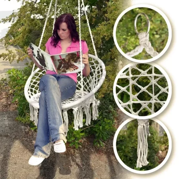 Hammock Chair Outdoor Garden Chair Hanging Hammock - Image 4