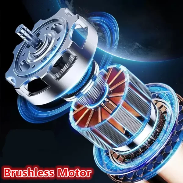 2000N.M High Torque Cordless Impact Wrench Brushless Electric Wrench 1/2 Inch Milwaukee 18V Battery - Image 8