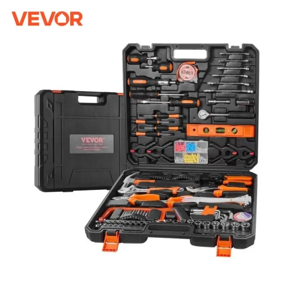 VEVOR Tool Kit Home Repairing Tool Kit with Portable Tool Storage