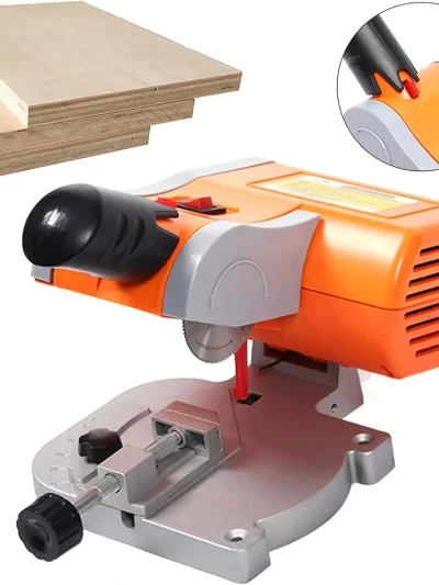 Mini Bench Cut-off Miter Saw Set 110V Power with 2" Blade 1/2" Cuting Depth Cutter