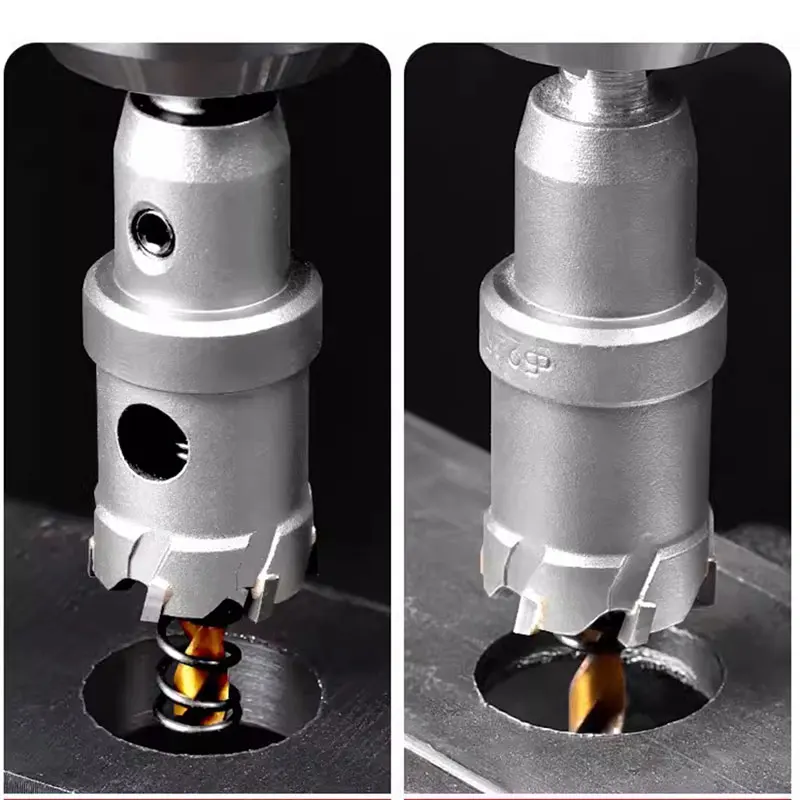 TCT Hole Saw Carbide Tipped Hole Cutter With Titanium-Plated Pilot Drill Bit - Image 8