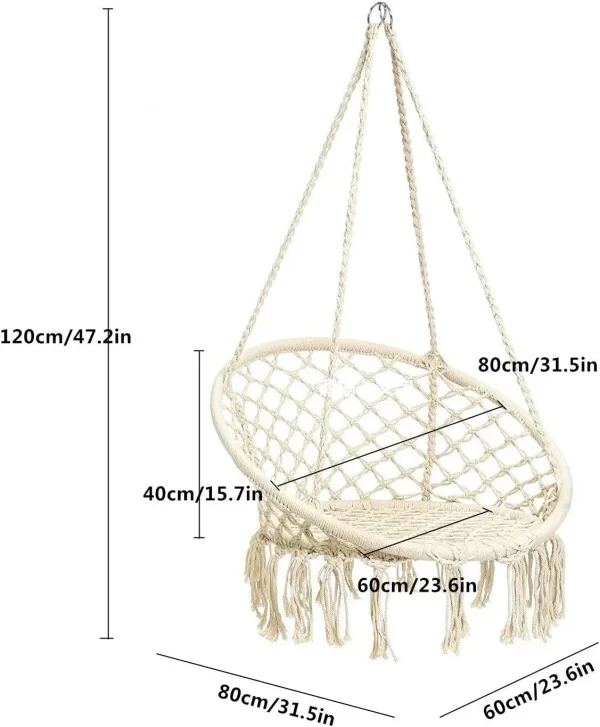 Hammock Chair Outdoor Garden Chair Hanging Hammock - Image 10
