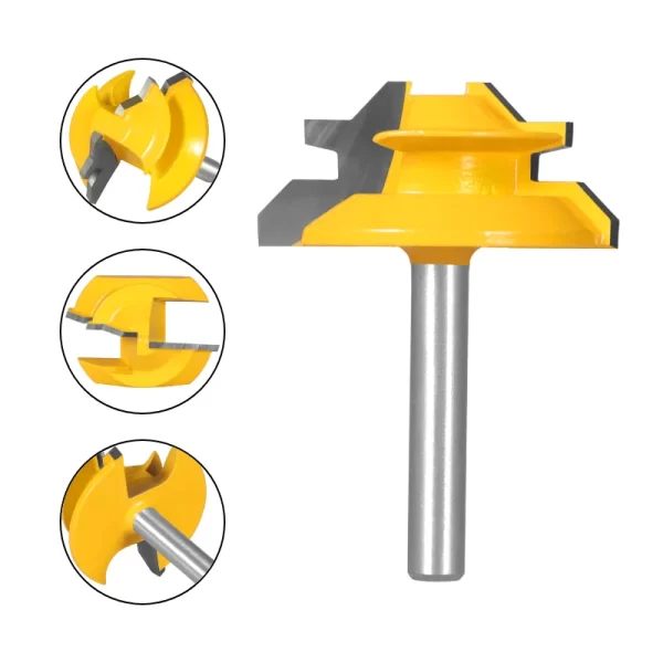 1Pc 45° Degree Lock Miter Router Bit - Image 4