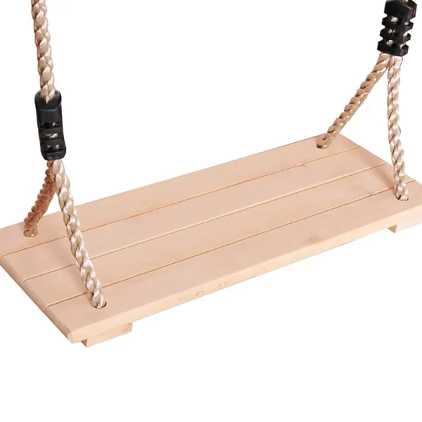 High-Quality Polished Four-Board Anti-Corrosion Wood Swing - Image 8