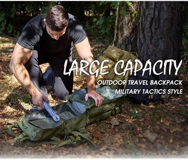 45L/25L Tactical Backpack Men's Travel Large Capacity Rucksacks - Image 18