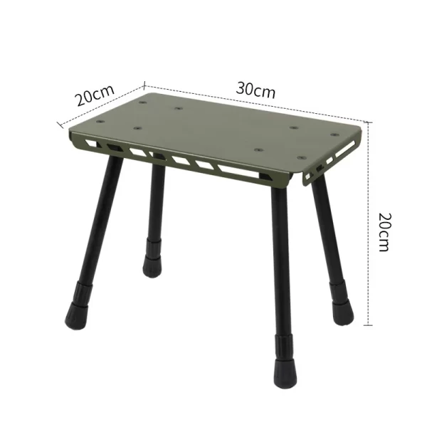 Outdoor Table And Chair Dual-Use Table, Liftable Portable Stool - Image 8