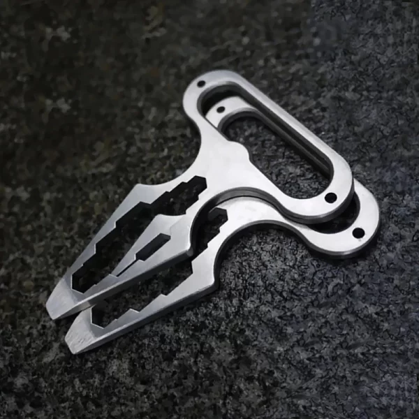 Outdoor EDC Survival Tool, Multifunctional Self-defense Spike,Wrench,Bottle Opener,Keychains - Image 23