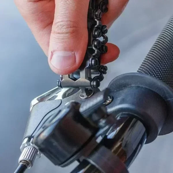 Survival Multitools Silver Bracelet  Stainless Steel Bracelet - Image 6