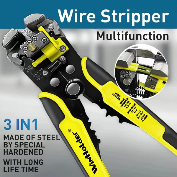 Professional Electrician Wire Tool Cable Wire Stripper Cutter Crimper