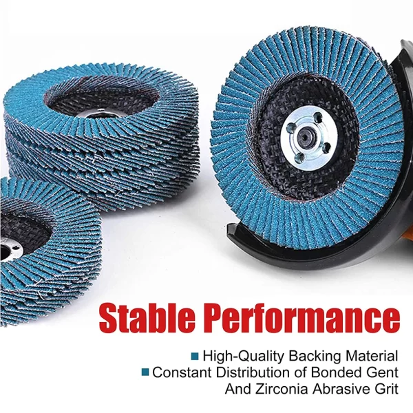 2/5/10pcs Flap Discs 115mm T27 Zirconia Grinding Wheels 40/60/80/120 Grit Professional Flap Discs Sanding For Angle Grinder - Image 23