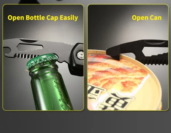 New Multifunctional Wrench Hammer Knife Pliers Survival Tool Stainless Steel Multi-tool Knife - Image 21