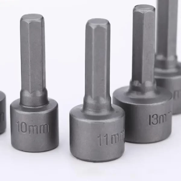 9pcs/set 5mm-13mm Hex Sockets Sleeve Nozzles Nut Driver Set - Image 4