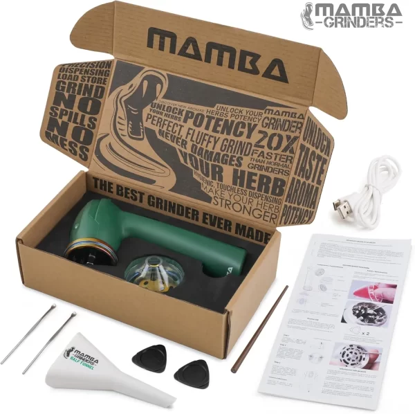 Mamba Green USB Original V2 1g Powered Essential Kitchen Mill for Grinding - Image 6