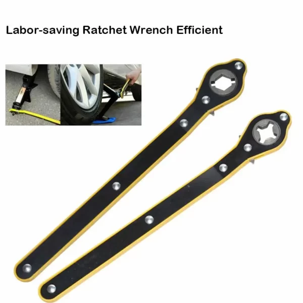 Car Labor-saving Car Jack Garage Tire Wheel Lug Wrench Scissor Handle Labor-Saving Wrench - Image 3