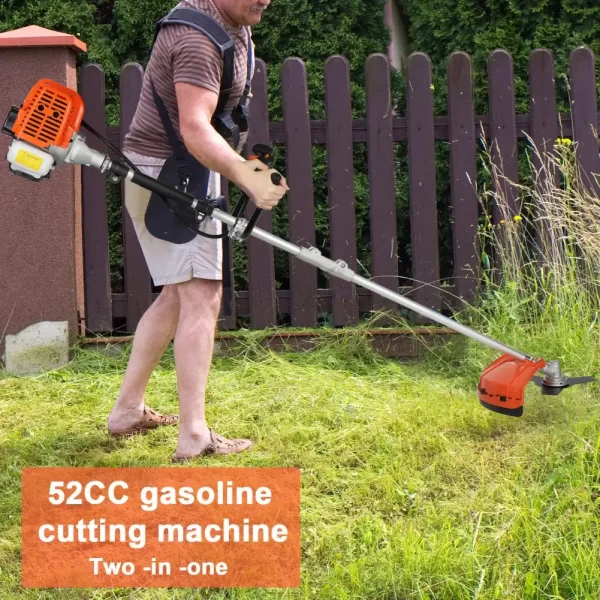 Gas String Trimmer, 52cc Weed Wacker Gas Powered - Image 2