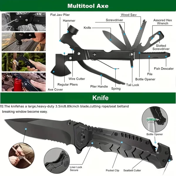 Outdoor Supplies Camping Emergency Equipment Camping Survival Tool Set - Image 11