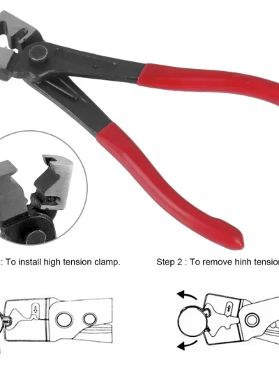Car Oil Hose Crimping Plier Repair Tools Calliper Vise Pipe Clamp Collar Clip