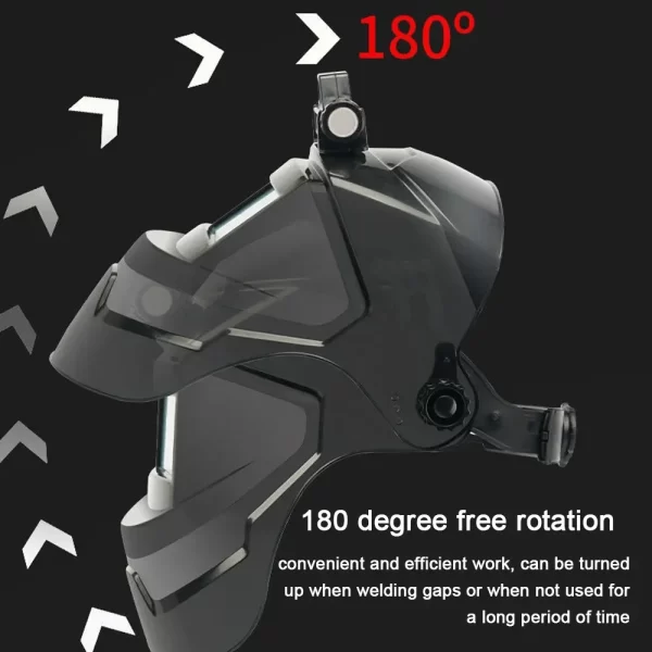 PC Welding Masks Automatic Variable Light Adjustment Large View Auto Darkening - Image 16