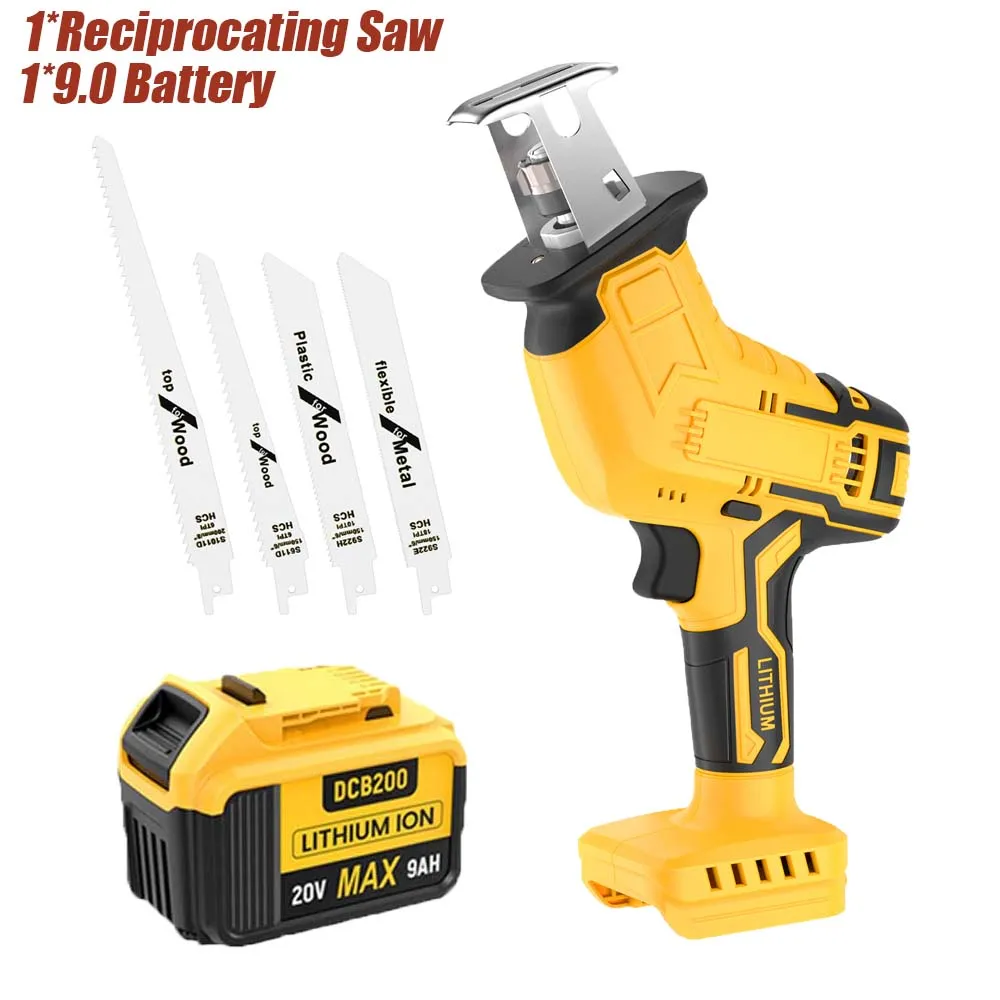 Cordless Reciprocating Saw For DEWALT DCB200 18V Battery Portable Electric Saw - Image 13