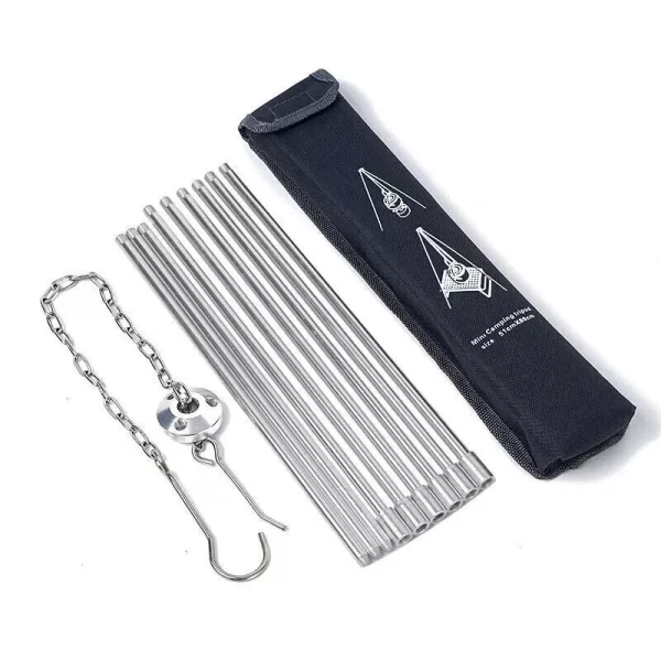 Outdoor Portable Folding Barbecue Stove Camping Picnic Stainless Steel Barbecue Frame - Image 8