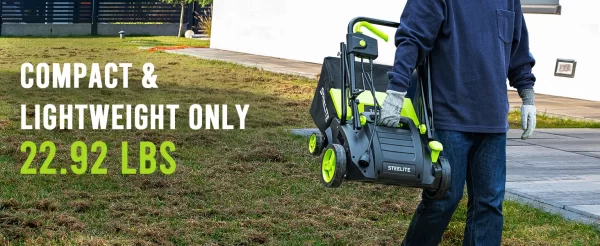 Deli 2-in-1 Electric Dethatcher & Scarifier, 13-Inch 12-Amp Powered Lawn Tool - Image 12