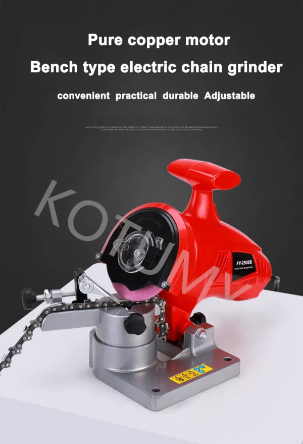 250W 220V/110V Electric Chain Saw Sharpener - Image 7