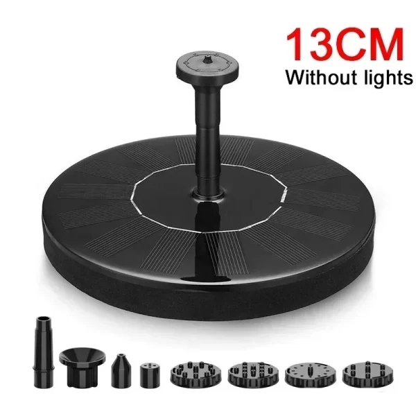 Fountain Light 7 Colors LED Light Solar Fountain Light Rotating Fountain - Image 10