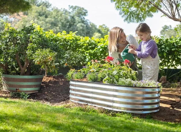 Galvanized Raised Garden Beds Outdoor // 4×2×1 ft (2-Pack) - Image 6