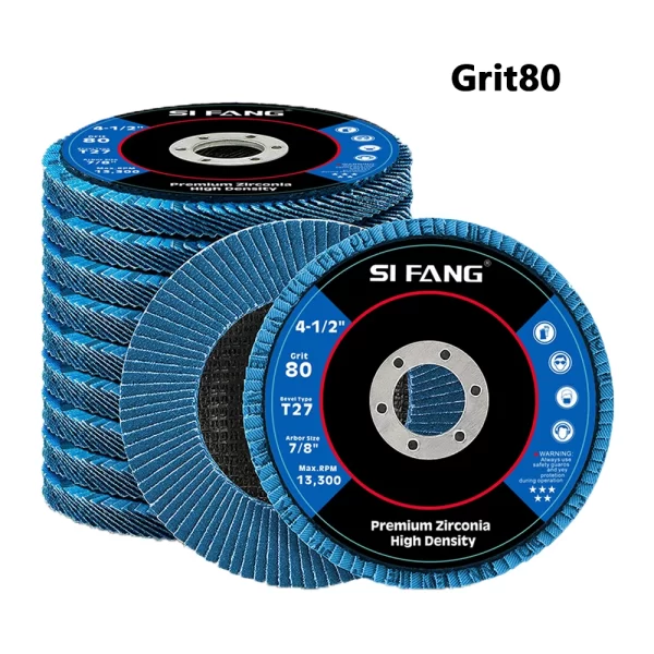 2/5/10pcs Flap Discs 115mm T27 Zirconia Grinding Wheels 40/60/80/120 Grit Professional Flap Discs Sanding For Angle Grinder - Image 8