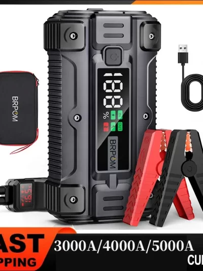 Car Jump Starter 3000A/4000A/5000A Battery Charger Emergency Power Bank Booster for 12V
