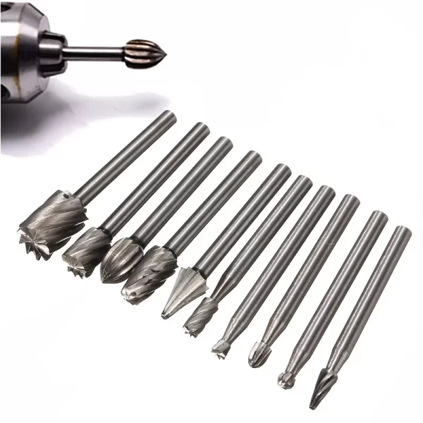 10pcs Set Woodworking Carving Milling Cutter For Dremel - Image 3