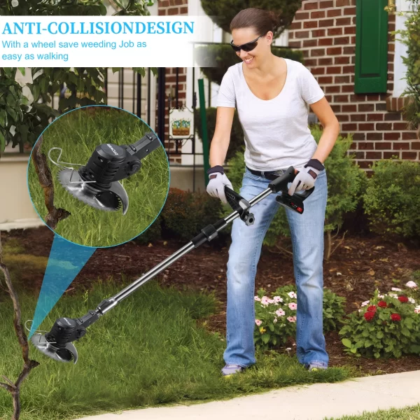 Foldable Grass Trimmer 21V 1300mAh Efficient And Durable Electric Mower - Image 2