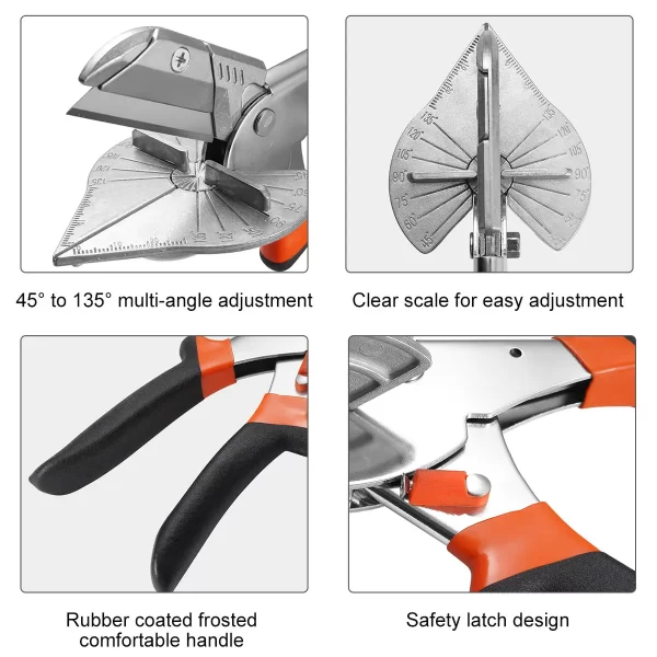 Angle Shear 45-135 Degree Miter Cutter Hand Shear - Image 5