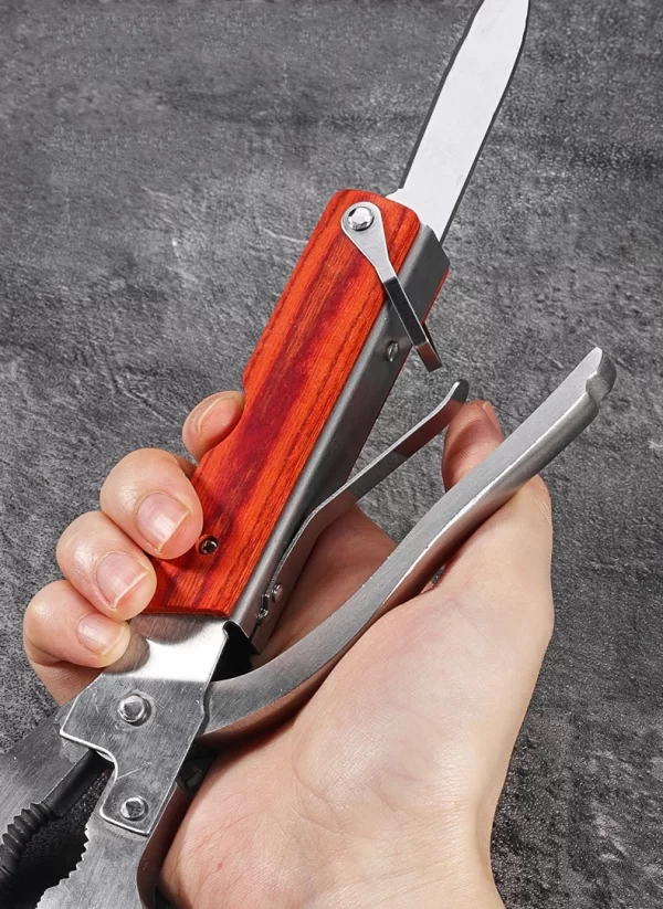 Multitool,Survival  Emergency Escape Tool with Axe,Hammer,Plier,Knife,Bottle Opener - Image 3