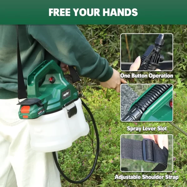 4L Battery Powered Sprayer for Makita 18V Battery BL1820 Electric Garden Sprayer - Image 5