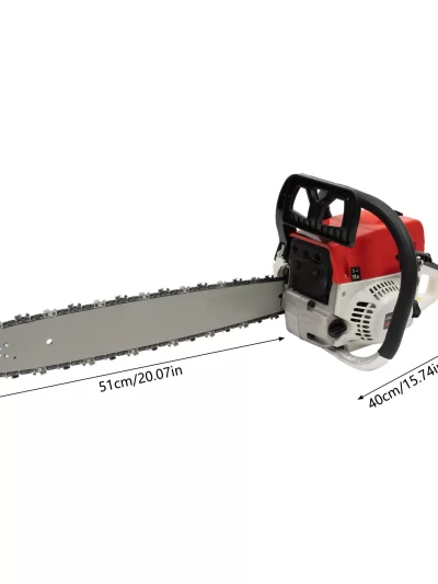 Gasoline Chainsaw with 52cc Engine, 20-inch Bar
