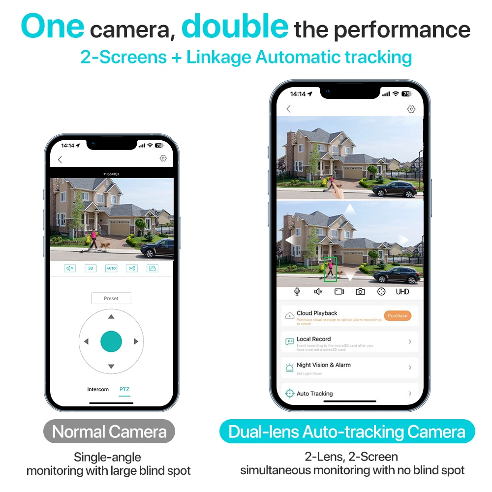 4K 8MP HD Wifi PTZ Camera Outdoor 4MP - Image 13