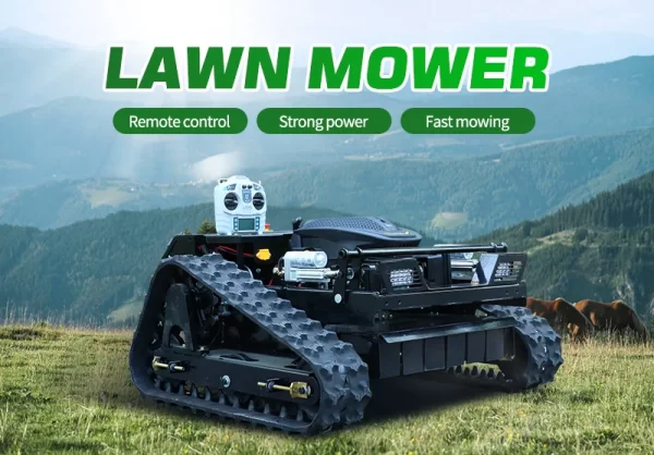Remote Control  4-Stroke Lawn Mower with Self-generating System for Big Farm - Image 7