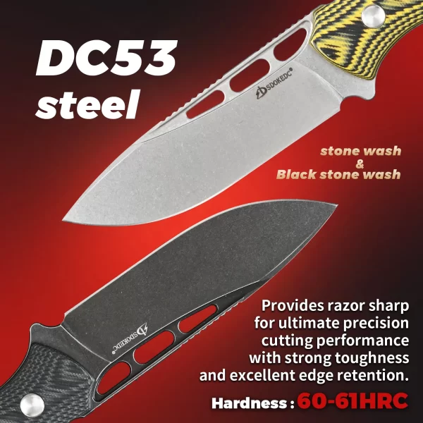 SDOKEDC Edc Fixed Blade Knife survival tactical hand tools - Image 4
