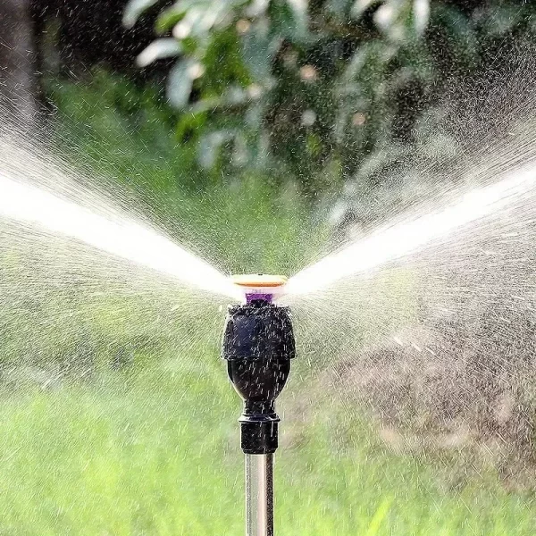 1 Set 360 Rotary Irrigation Tripod Lawn Garden Sprinkler Telescopic - Image 4