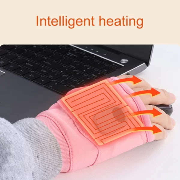 Rechargeable Heated Gloves 360 Degree Thermal Heated Gloves Winter Windproof - Image 3
