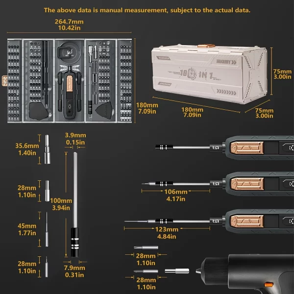 180 in 1 Precision Multifunctional Screwdriver Set - Image 4